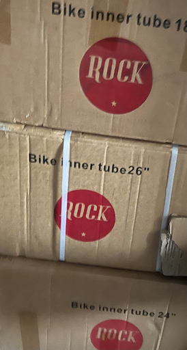 Bike tube rock