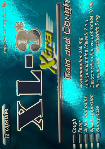 Xl3 cold cough blue